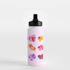 Flower goldfish - bright Water Bottle Gallery Image 2