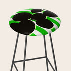 Still life - green stripe Stool Gallery Image 2