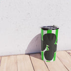 Still life - green stripe Travel Mug Gallery Image 4