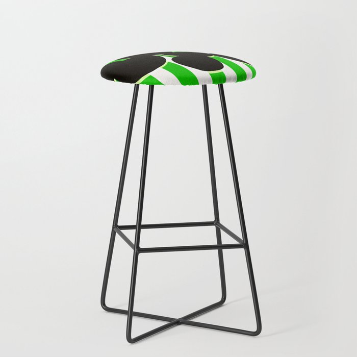 Still life - green stripe Stool Gallery Image 1