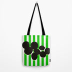 Still life - green stripe Tote Bag Gallery Image 2