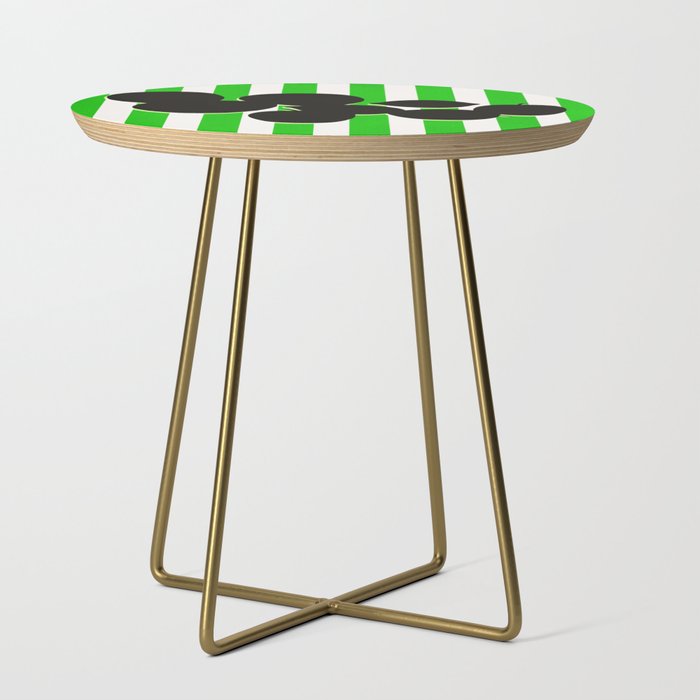 Still life - green stripe Side Table Gallery Image 1