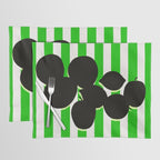 Still life - green stripe Placemat Gallery Image 1