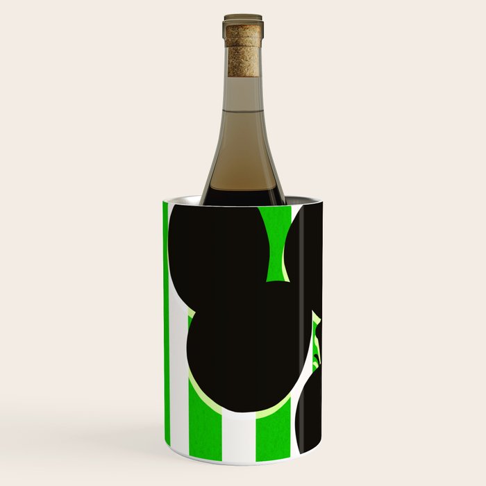 Still life - green stripe Wine Chiller Gallery Image 2