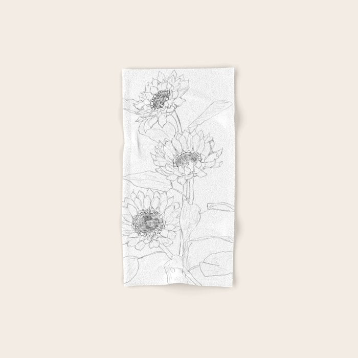 Sunflower Line Sami Bath Towel Gallery Image 1