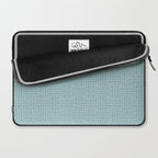 Serene Blue Maze Pattern Laptop Sleeve Gallery Image 2