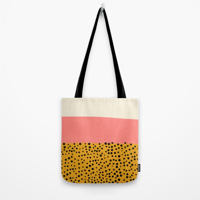 Cheetah & Peach | PATTERN 04: The Retro Edition Tote Bag Gallery Image 2