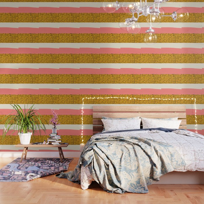 Cheetah & Peach | PATTERN 04: The Retro Edition Wallpaper Gallery Image 3