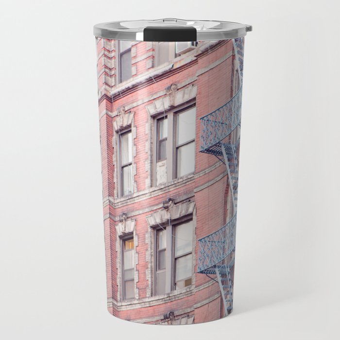 Greenwich Village Balconies - New York Architecture Photography Travel Mug Gallery Image 1