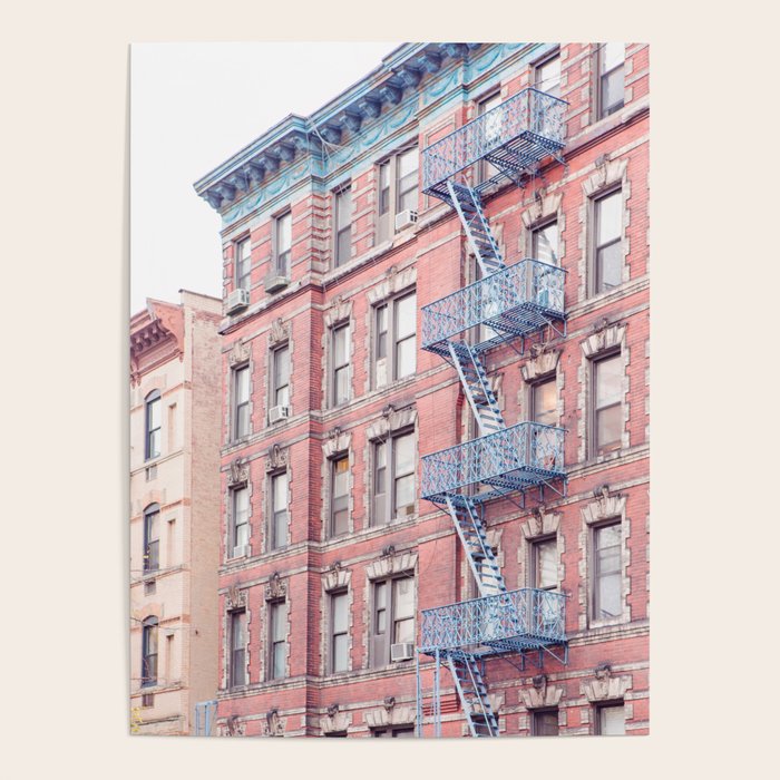 Greenwich Village Balconies - New York Architecture Photography Poster Gallery Image 4
