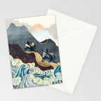 Metallic Waves Stationery Card Gallery Image 2