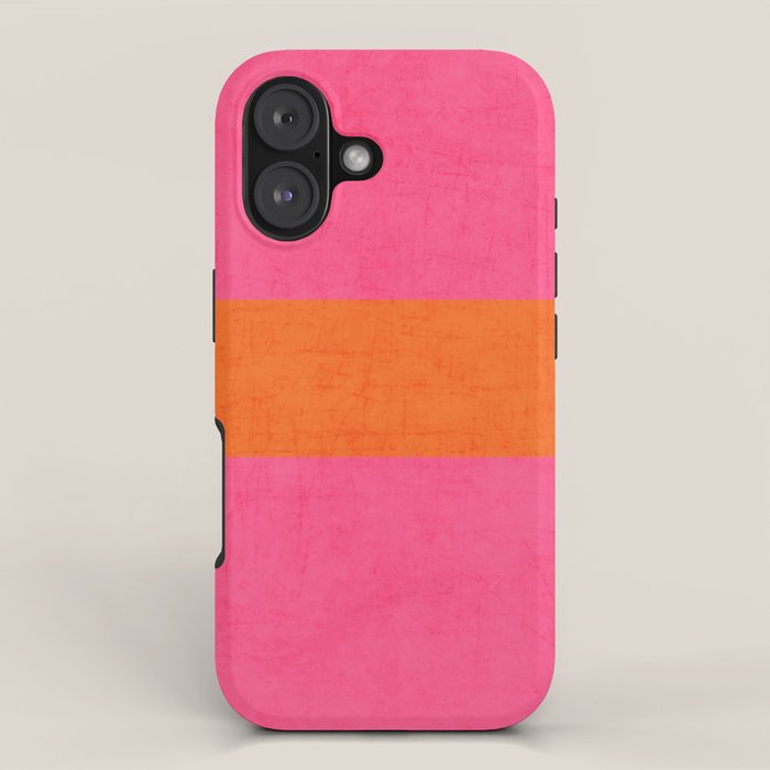 hot pink and orange classic  iPhone Case Gallery Image 1