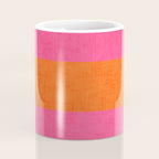 hot pink and orange classic  Coffee Mug Gallery Image 4