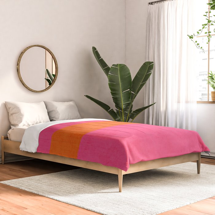 hot pink and orange classic  Comforter Gallery Image 2