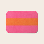 hot pink and orange classic  Bath Mat Gallery Image 1