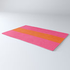 hot pink and orange classic  Rug Gallery Image 3