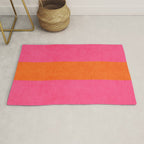hot pink and orange classic  Rug Gallery Image 1