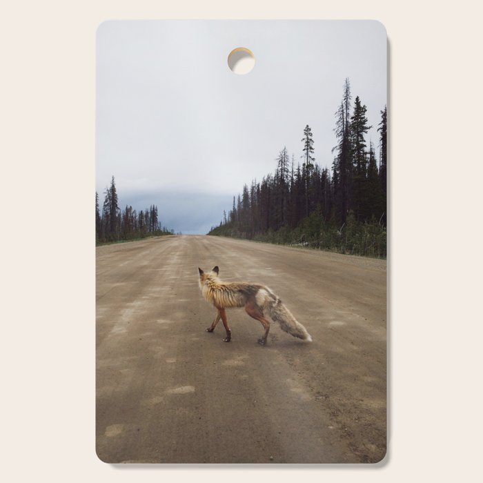Road Fox Cutting Board Gallery Image 1