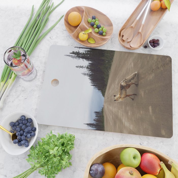 Road Fox Cutting Board Gallery Image 2