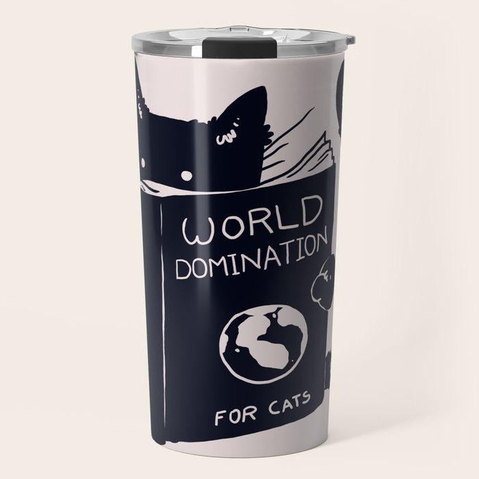 World Domination For Cats Travel Mug Gallery Image 1
