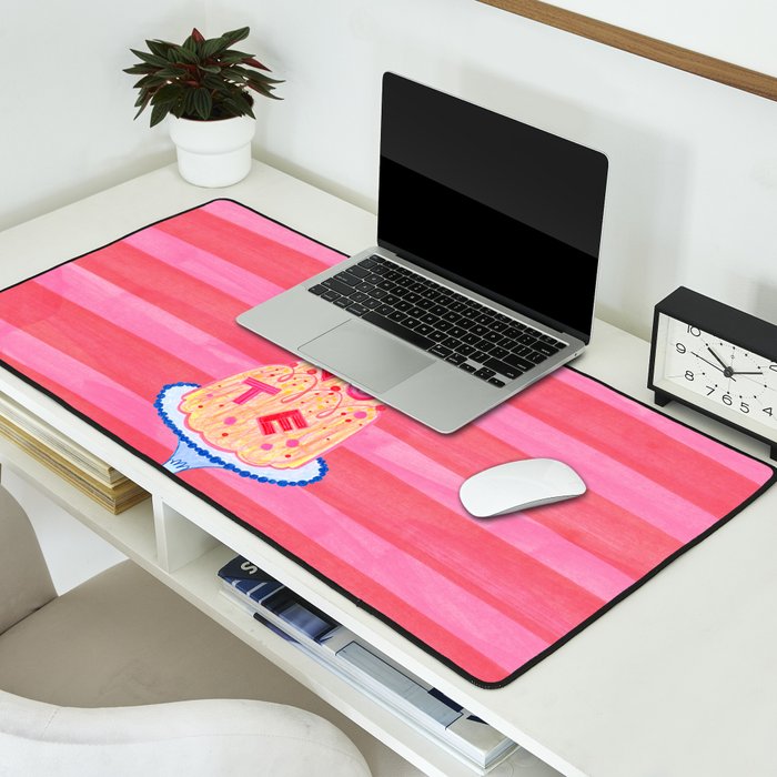 Mold the Future & Vote in Cherry Red Desk Mat Gallery Image 2