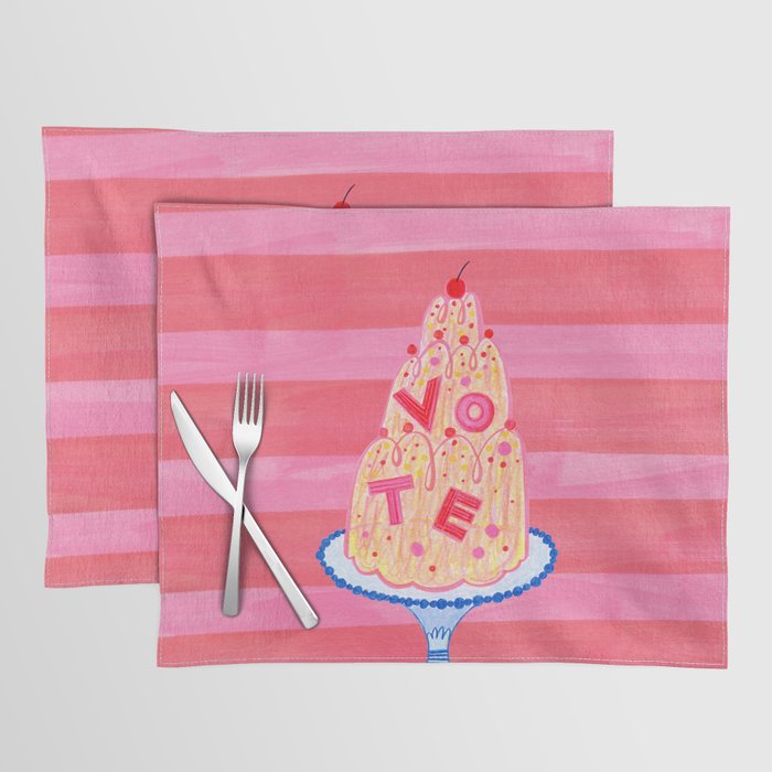 Mold the Future & Vote in Cherry Red Placemat Gallery Image 1