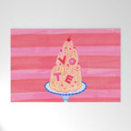 Mold the Future & Vote in Cherry Red Welcome Mat Gallery Image 1