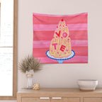 Mold the Future & Vote in Cherry Red Wall Tapestry Gallery Image 2