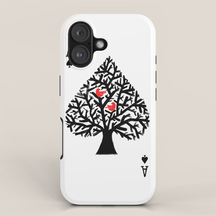 Ace of spade iPhone Case Gallery Image 1