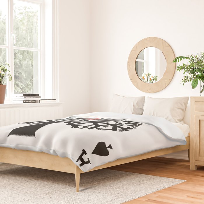 Ace of spade Duvet Cover Gallery Image 2