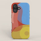 abstract retro vivid fall iPhone Case Gallery Image 1