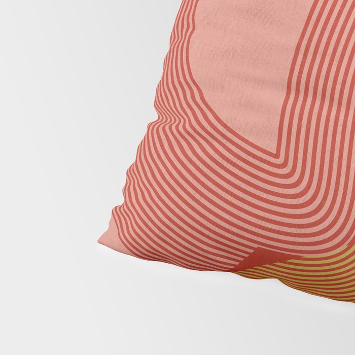 abstract retro vivid fall Pillow Sham Gallery Image 4