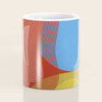 abstract retro vivid fall Coffee Mug Gallery Image 4
