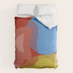 abstract retro vivid fall Comforter Gallery Image 6