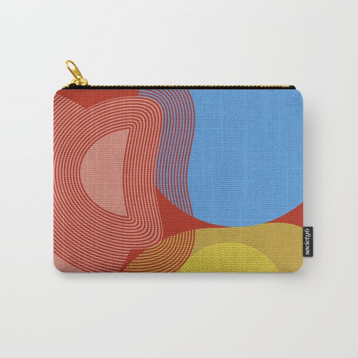 abstract retro vivid fall Carry All Pouch Gallery Image 1