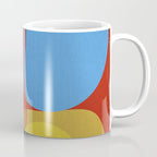 abstract retro vivid fall Coffee Mug Gallery Image 1
