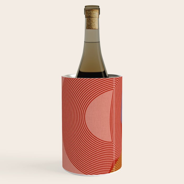 abstract retro vivid fall Wine Chiller Gallery Image 2