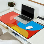 abstract retro vivid fall Desk Mat Gallery Image 2