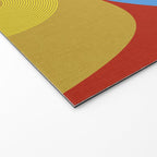 abstract retro vivid fall Welcome Mat Gallery Image 2