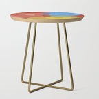 abstract retro vivid fall Side Table Gallery Image 1