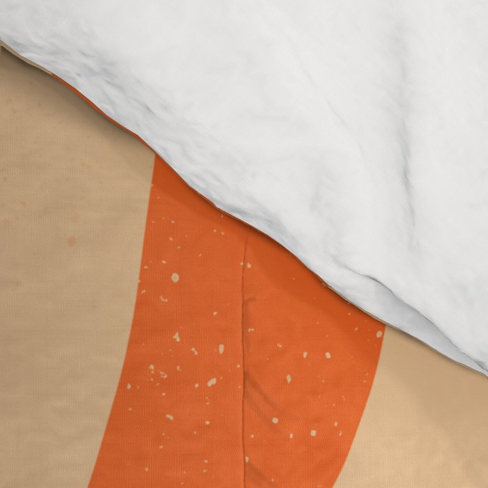 Retro Sun Vintage 70s 2 Orange Comforter Gallery Image 4