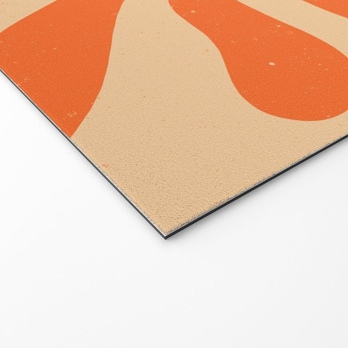 Retro Sun Vintage 70s 2 Orange Welcome Mat Gallery Image 2