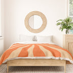 Retro Sun Vintage 70s 2 Orange Duvet Cover Gallery Image 3