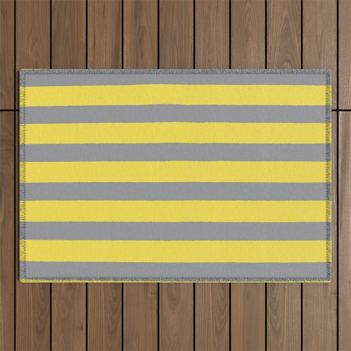 2021 Pantone Stripes Outdoor Rug Gallery Image 1