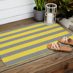 2021 Pantone Stripes Outdoor Rug Gallery Image 2