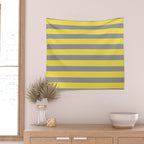 2021 Pantone Stripes Wall Tapestry Gallery Image 2