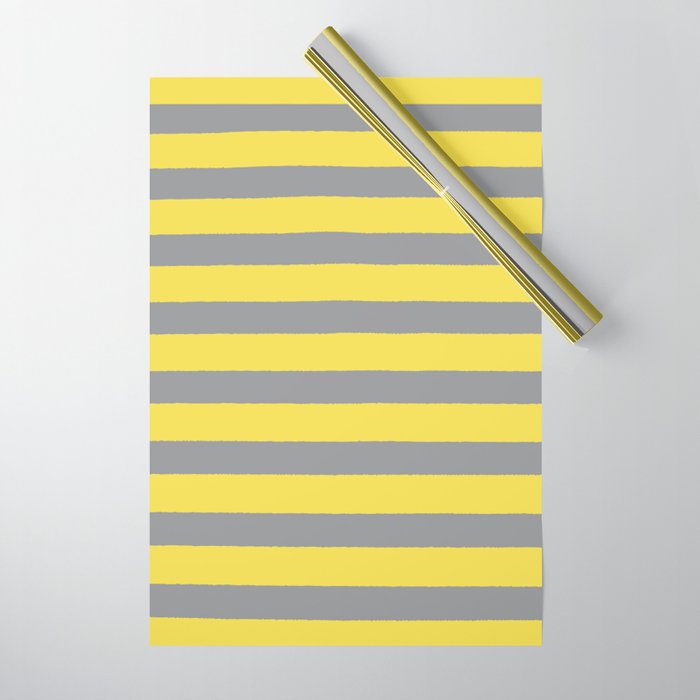 2021 Pantone Stripes Wrapping Paper Gallery Image 1