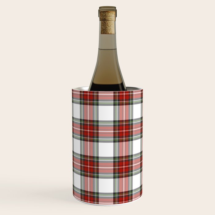 Christmas Tartan Plaid Wine Chiller Gallery Image 3