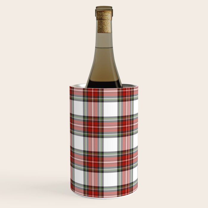 Christmas Tartan Plaid Wine Chiller Gallery Image 2