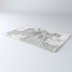 Sacramento White Map Rug Gallery Image 3